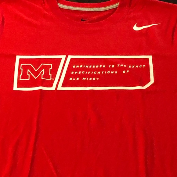 Nike Dri-Fit Performance OLE MISS REBELS LEGEND L - Picture 2 of 6